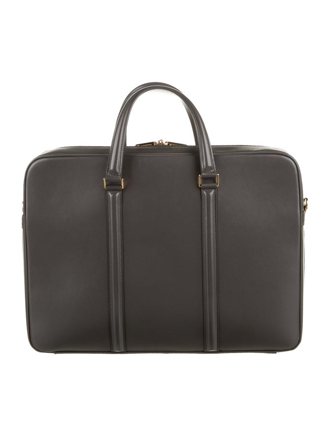 Celine Men's Celine Leather Messenger Bag w/ Tags Grey Messenger Bags, Bags CEL144002 The