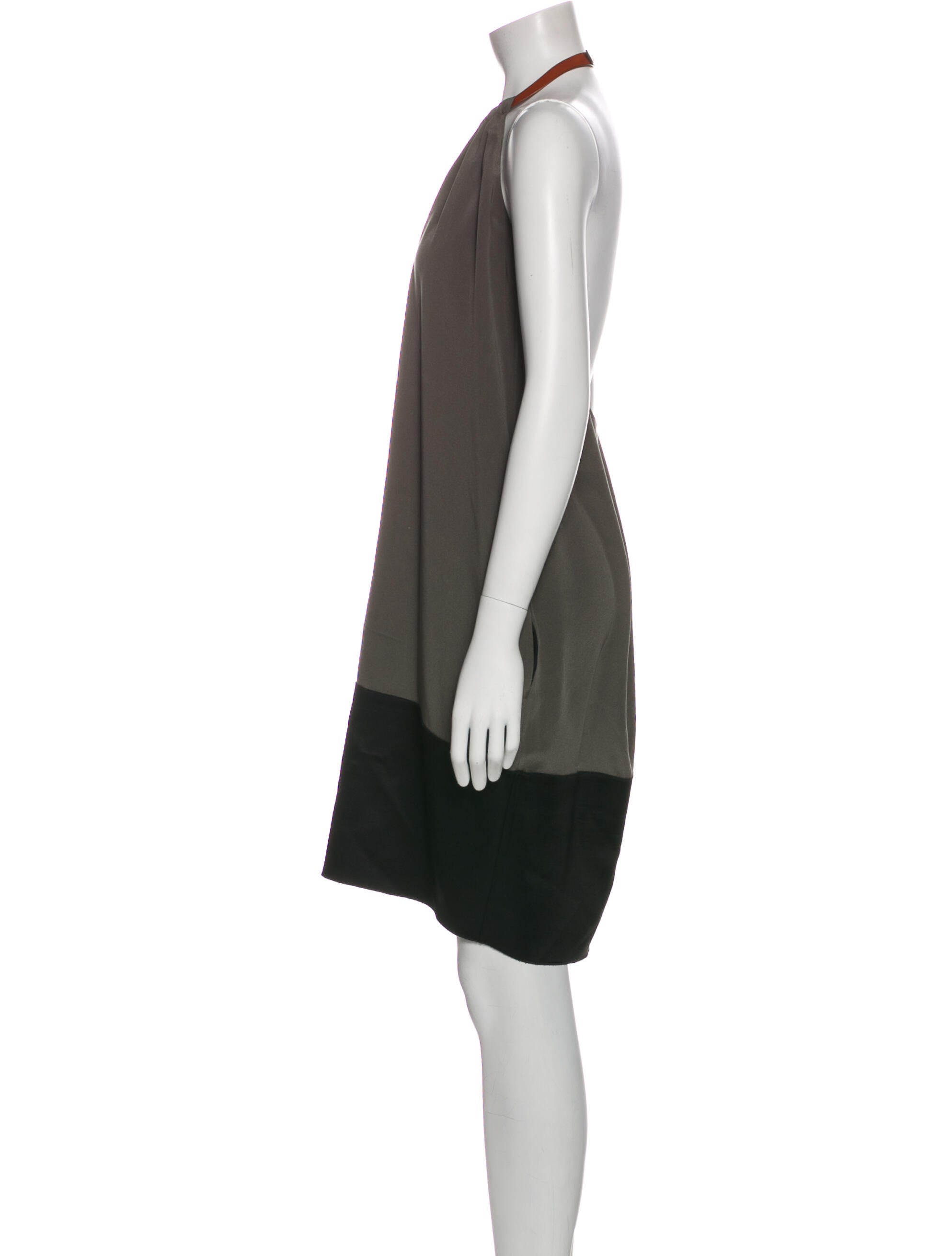 Celine Halterneck Knee-Length Dress