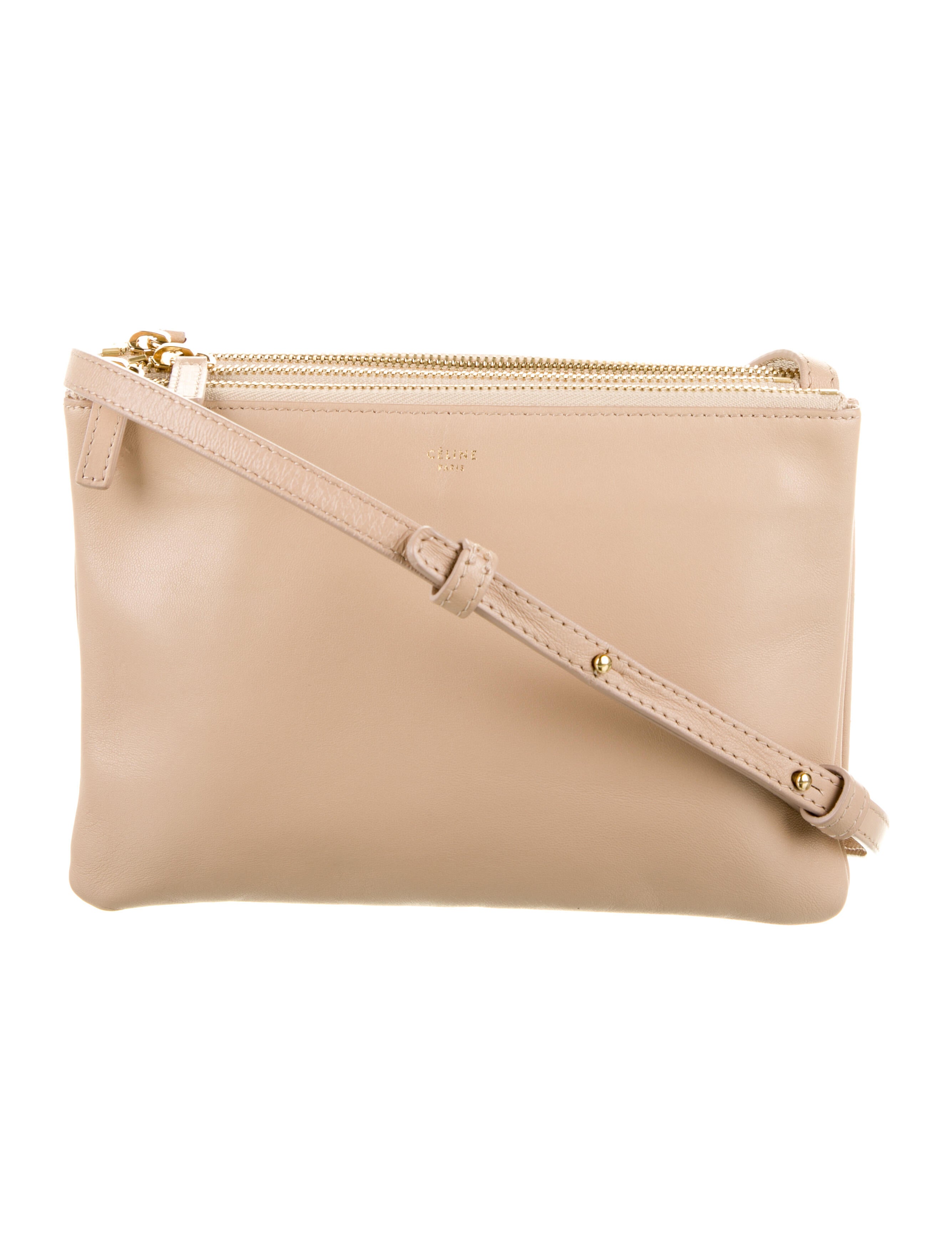 Celine Small Trio Crossbody Bag Neutrals Crossbody Bags, Handbags