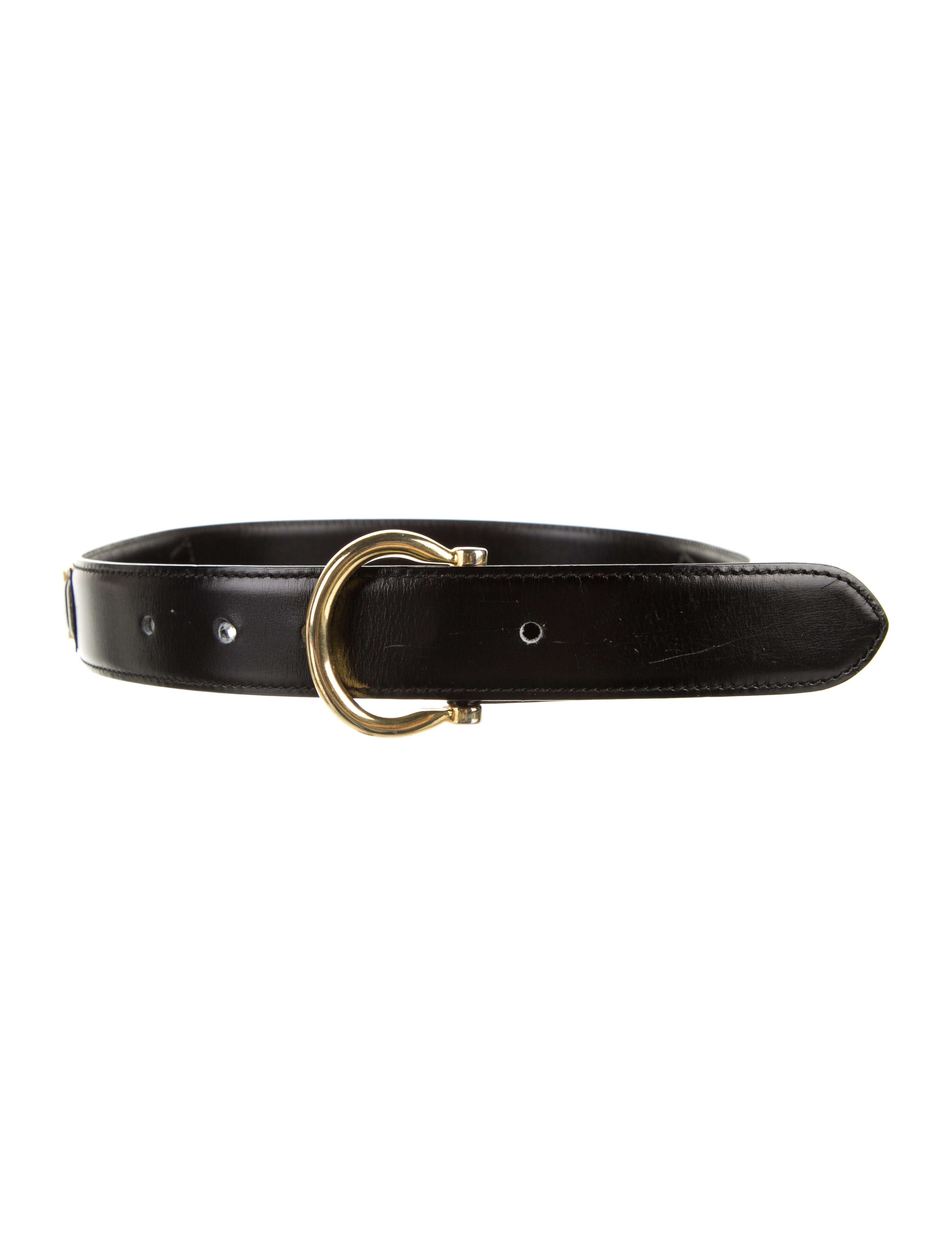 celine leather belt