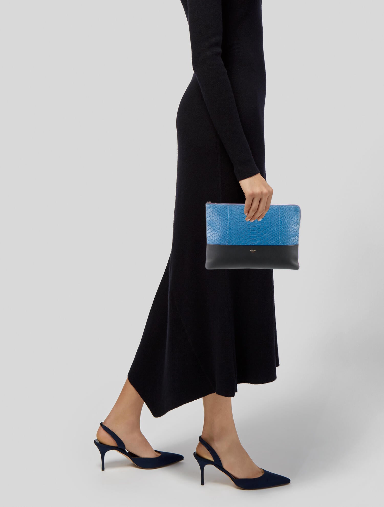 celine oval clutch