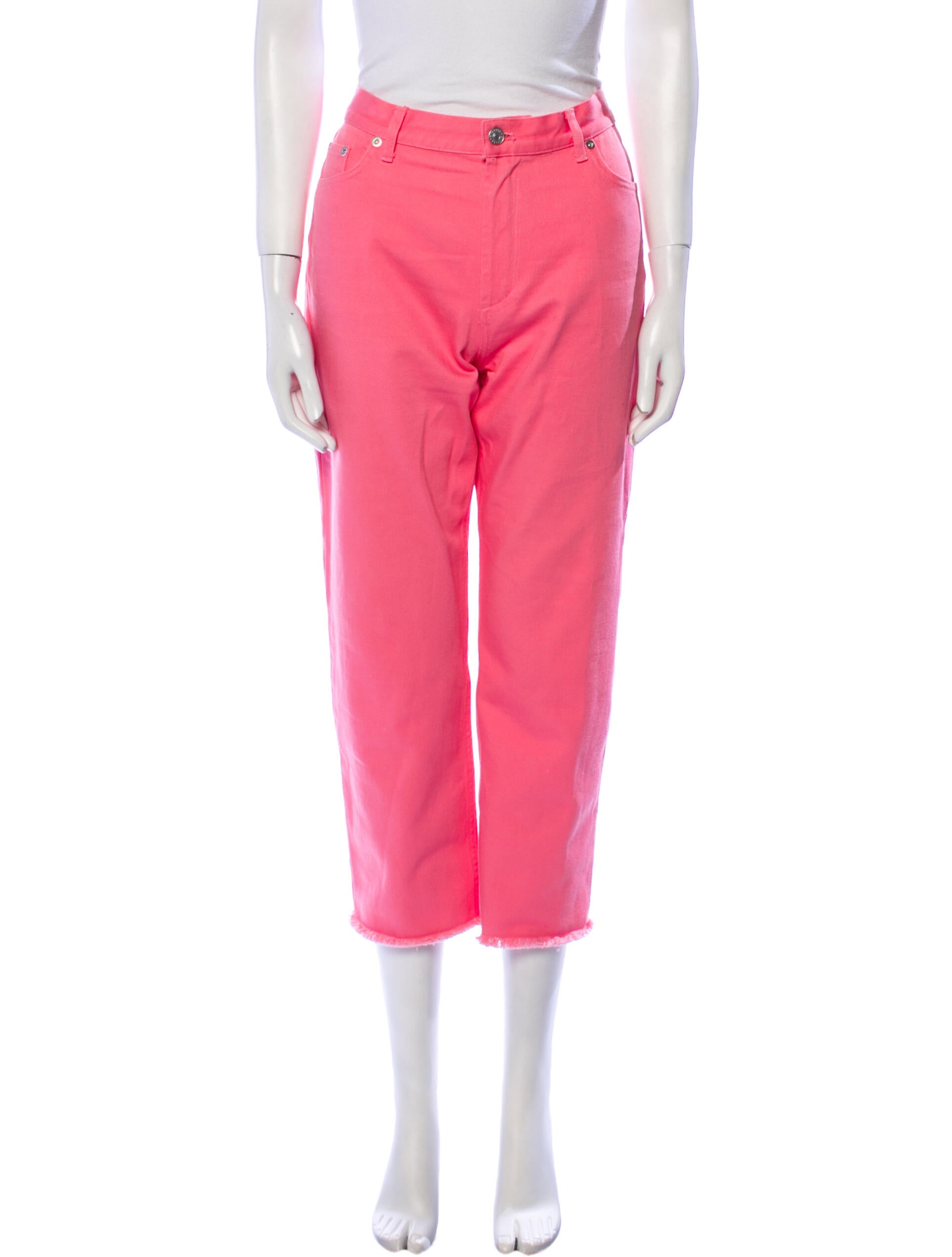 Celine Mid-Rise Straight Leg Jeans