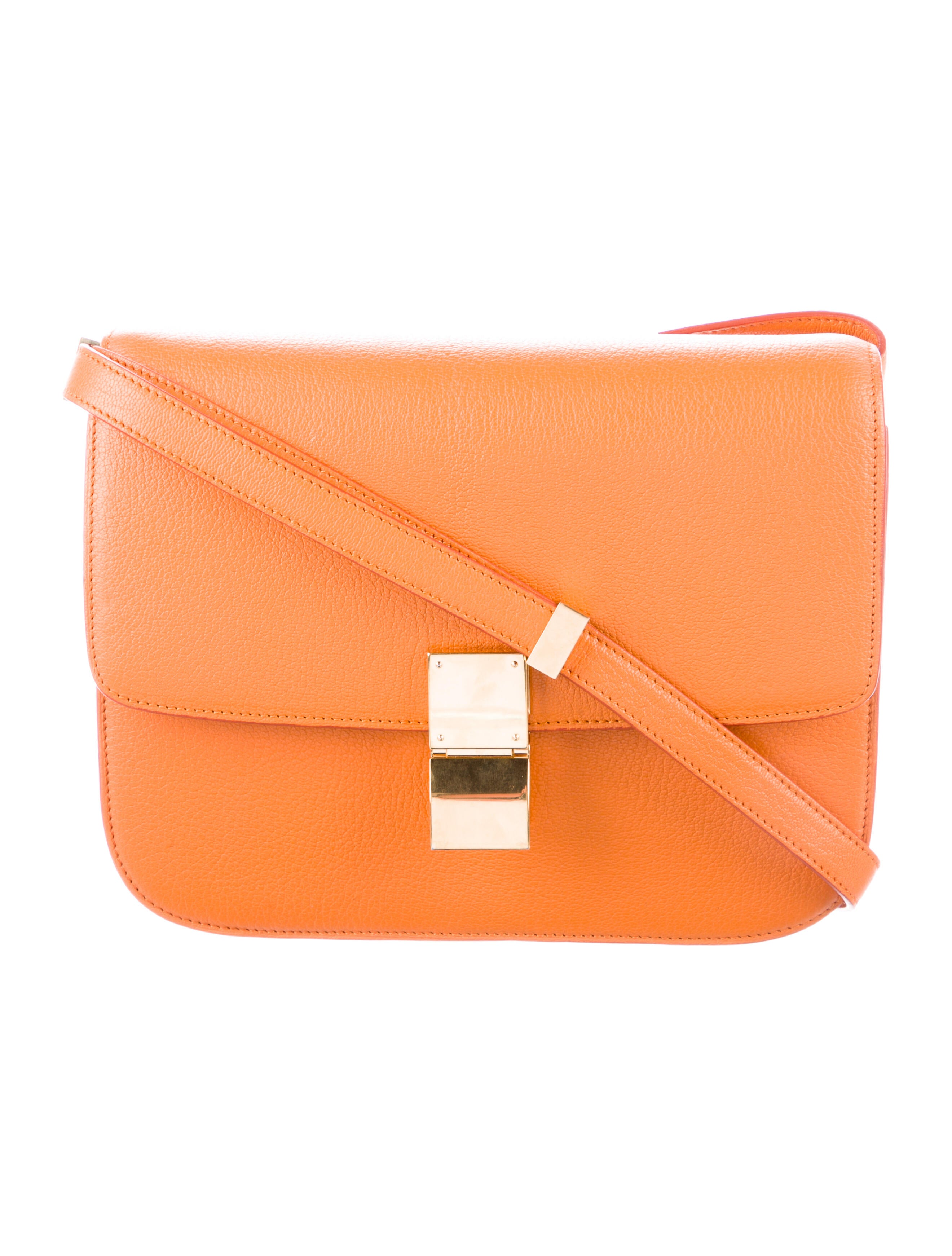 Chanel Vintage CC Leather Flap Bag Yellow Crossbody Bags, Handbags