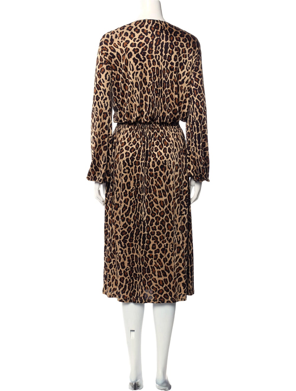 Celine Animal Print Long Dress - image 3