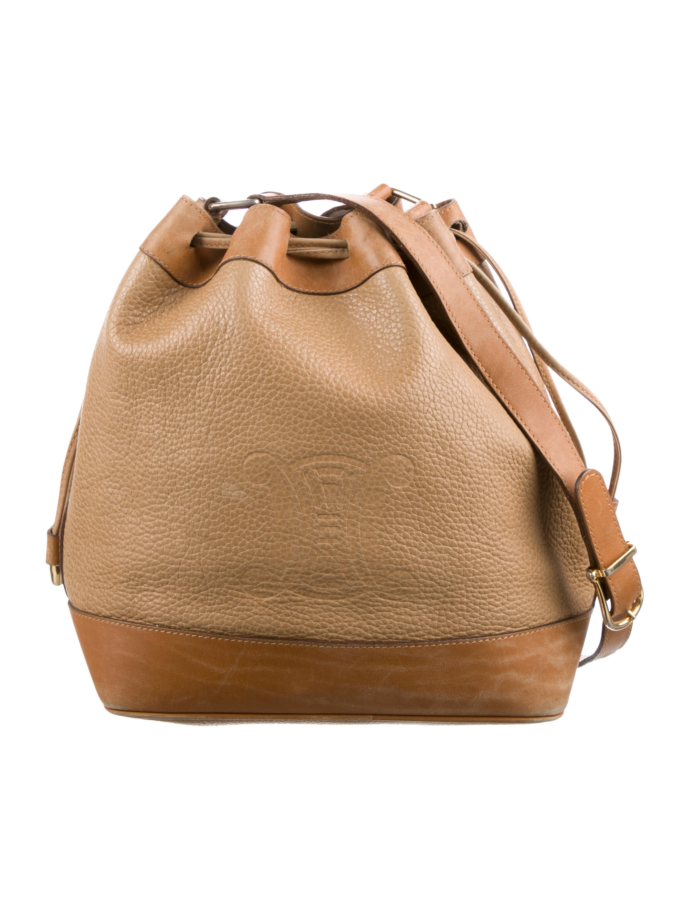 ショルダーバッグ・ポシェット × ヴィンテージ(中古) Celine Triomphe Bucket Bag Small Celine Small Triomphe Bucket Bag