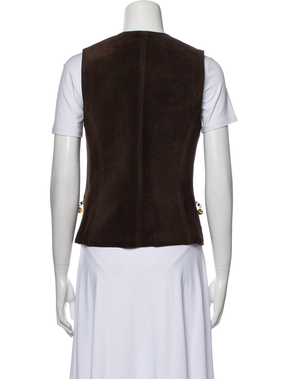 Celine Vintage Late 1970's - Early 1980's Vest - image 3