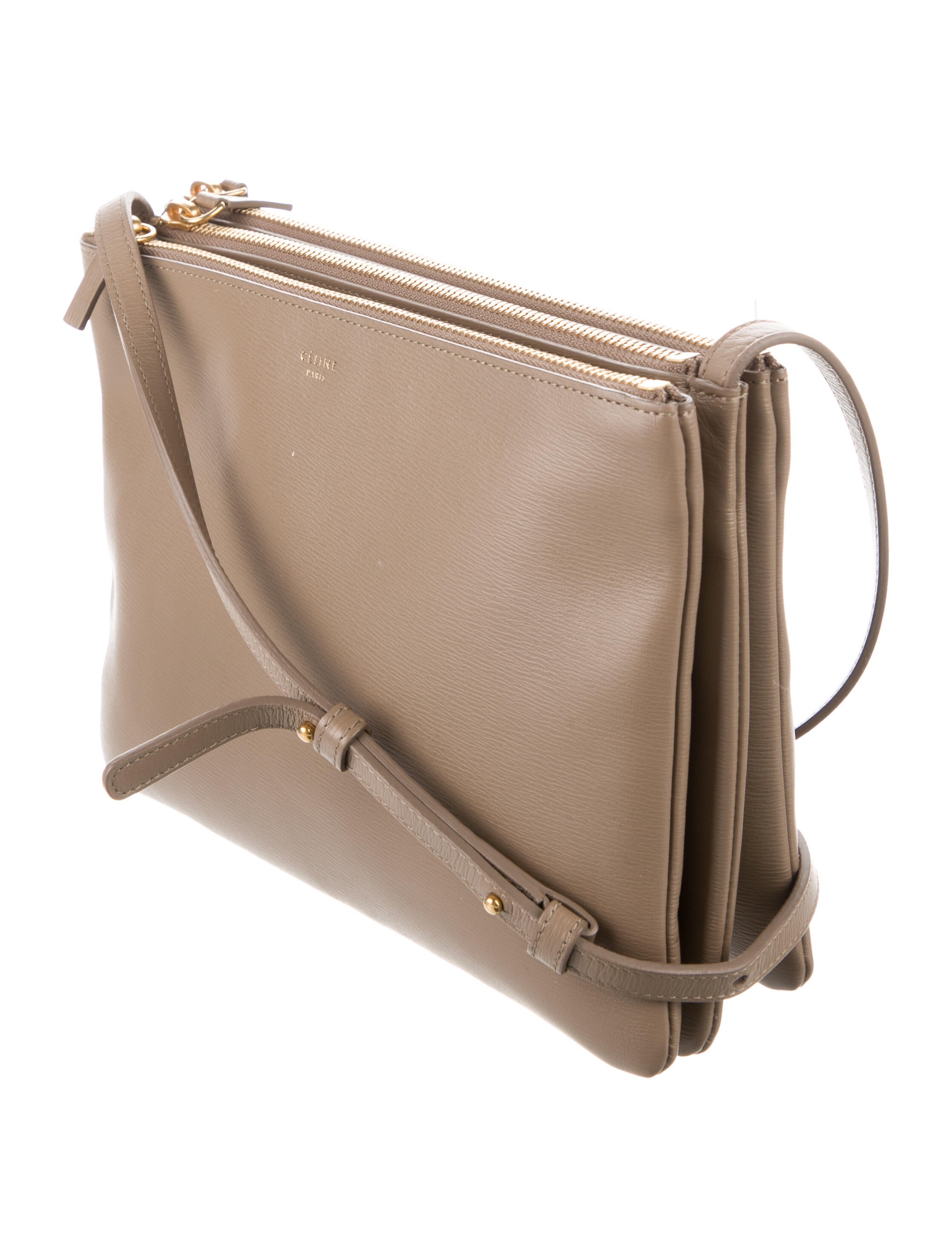 Celine Small Trio Crossbody Bag Neutrals Crossbody Bags, Handbags