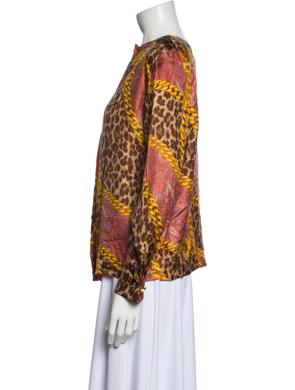 Celine Vintage Late 1970's - Early 1980's Blouse - image 2
