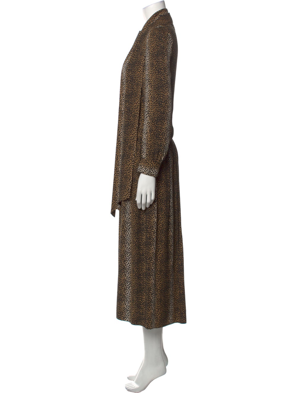 Celine Animal Print Long Dress - image 2