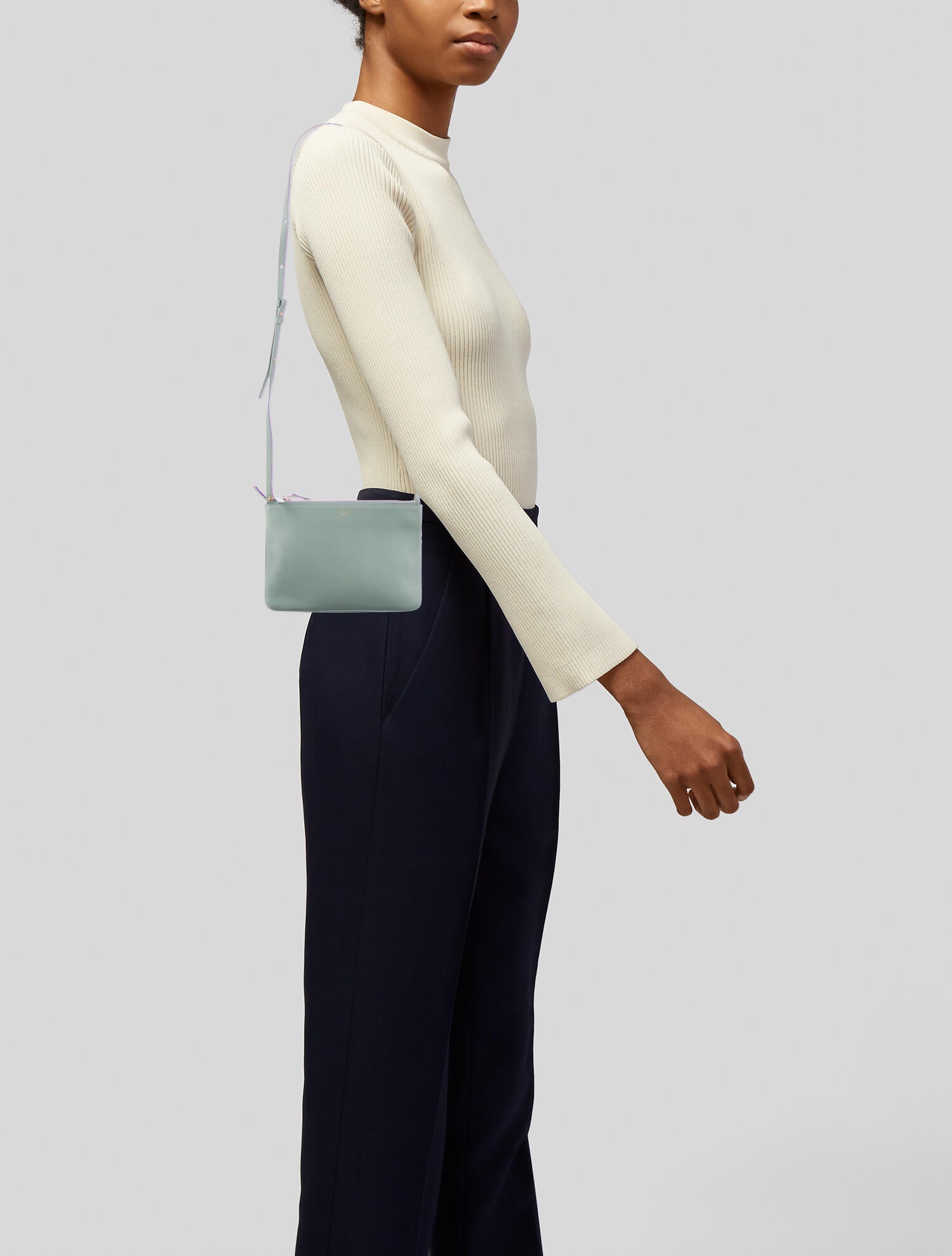 celine leather crossbody
