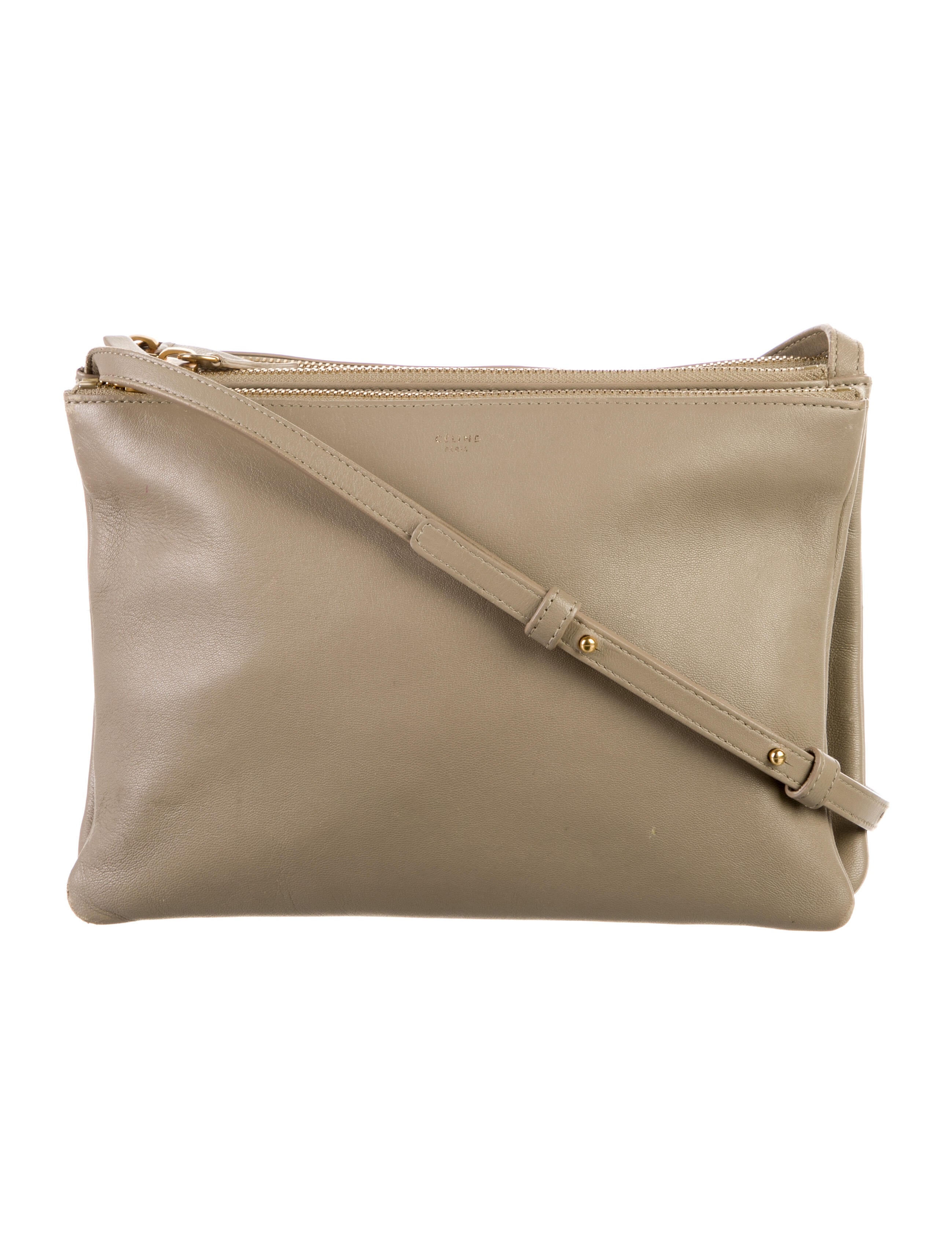 Celine Large Trio Crossbody Neutrals Crossbody Bags, Handbags