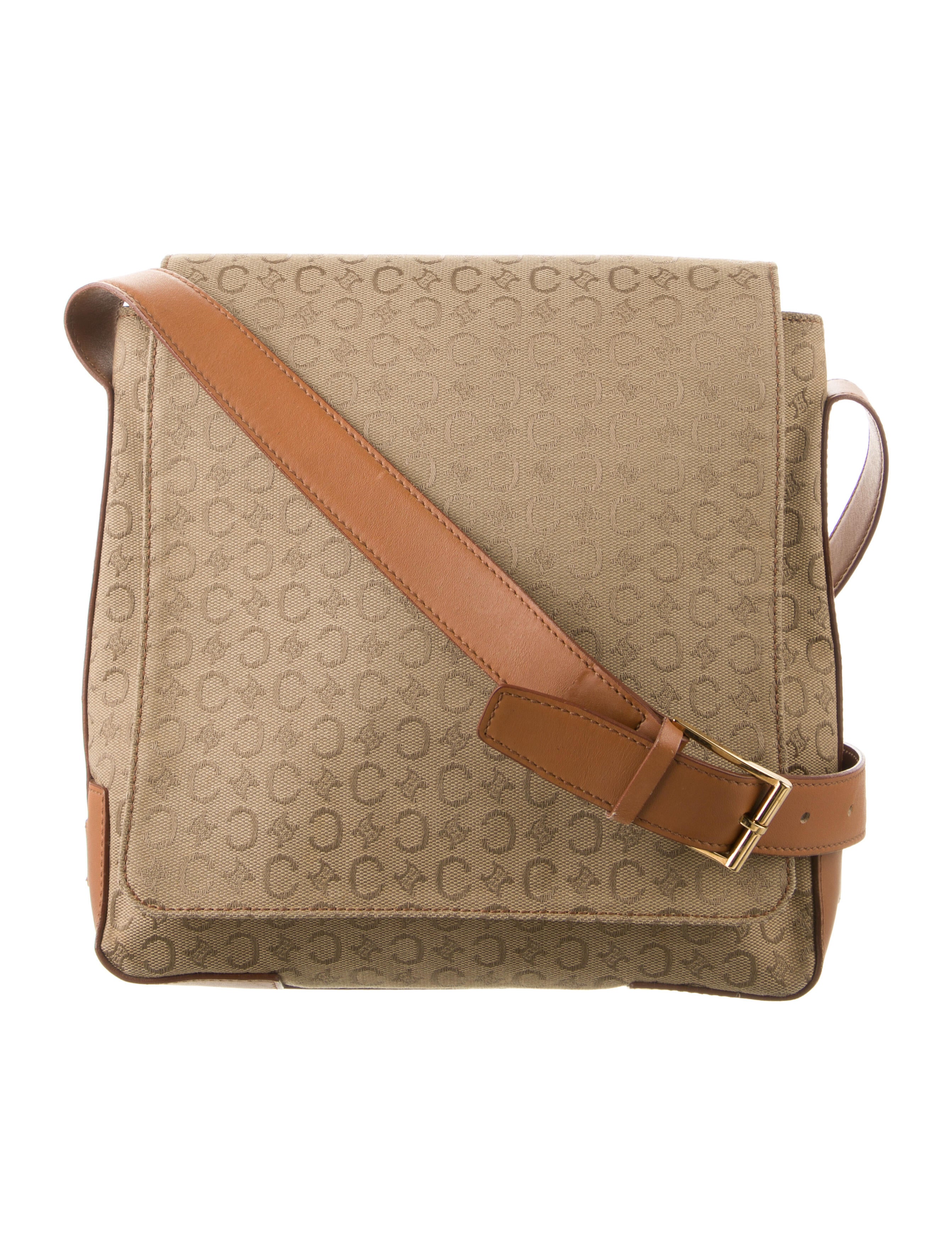 Celine Monogram Messenger Bag Neutrals Shoulder Bags, Handbags