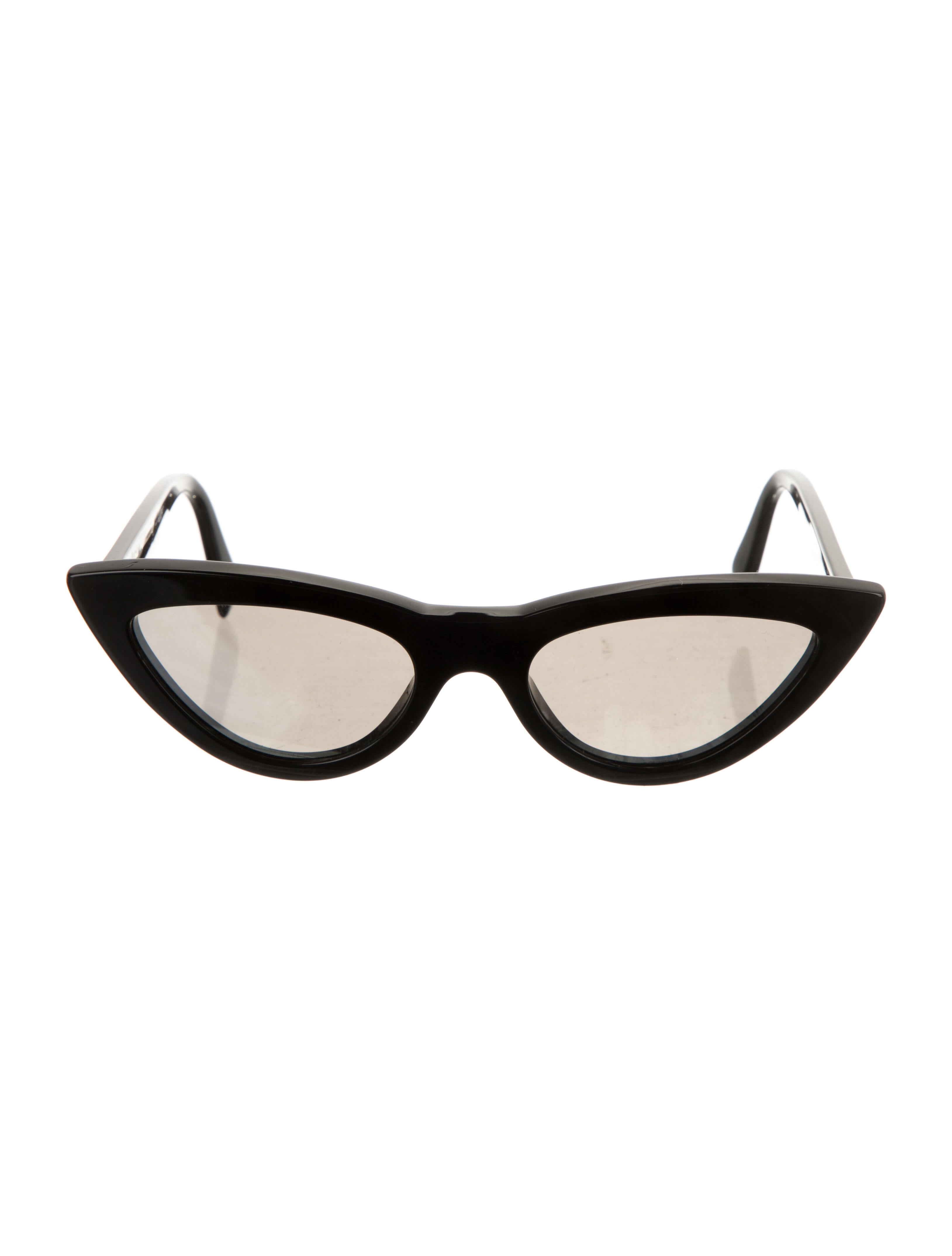 Celine CatEye Mirrored Sunglasses Black Sunglasses, Accessories