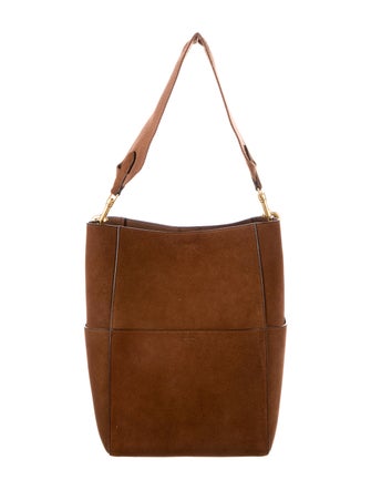 Celine Suede Seau Sangle Bucket Bag