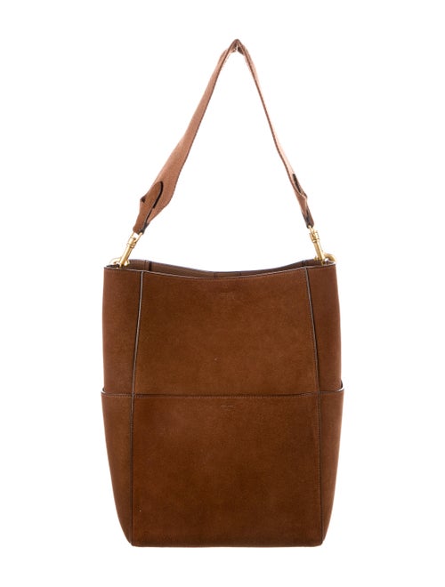 Celine Suede Seau Sangle Bucket Bag