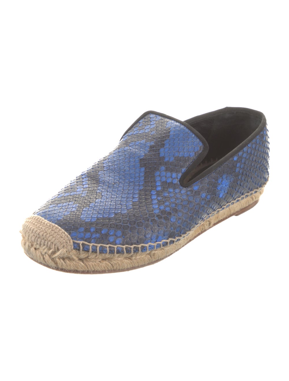 Celine Snakeskin Animal Print Espadrilles - image 2
