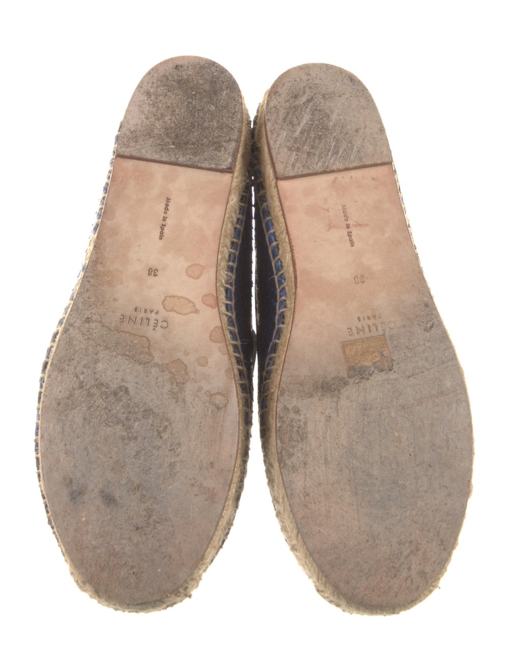Celine Snakeskin Animal Print Espadrilles - image 5
