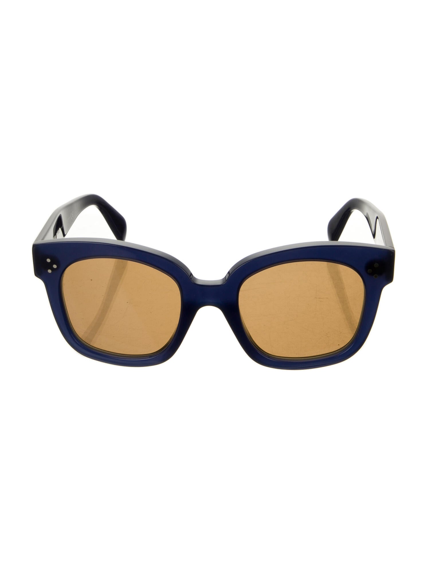 Chanel Interlocking CC Logo Round Sunglasses w/ Tags Black Sunglasses