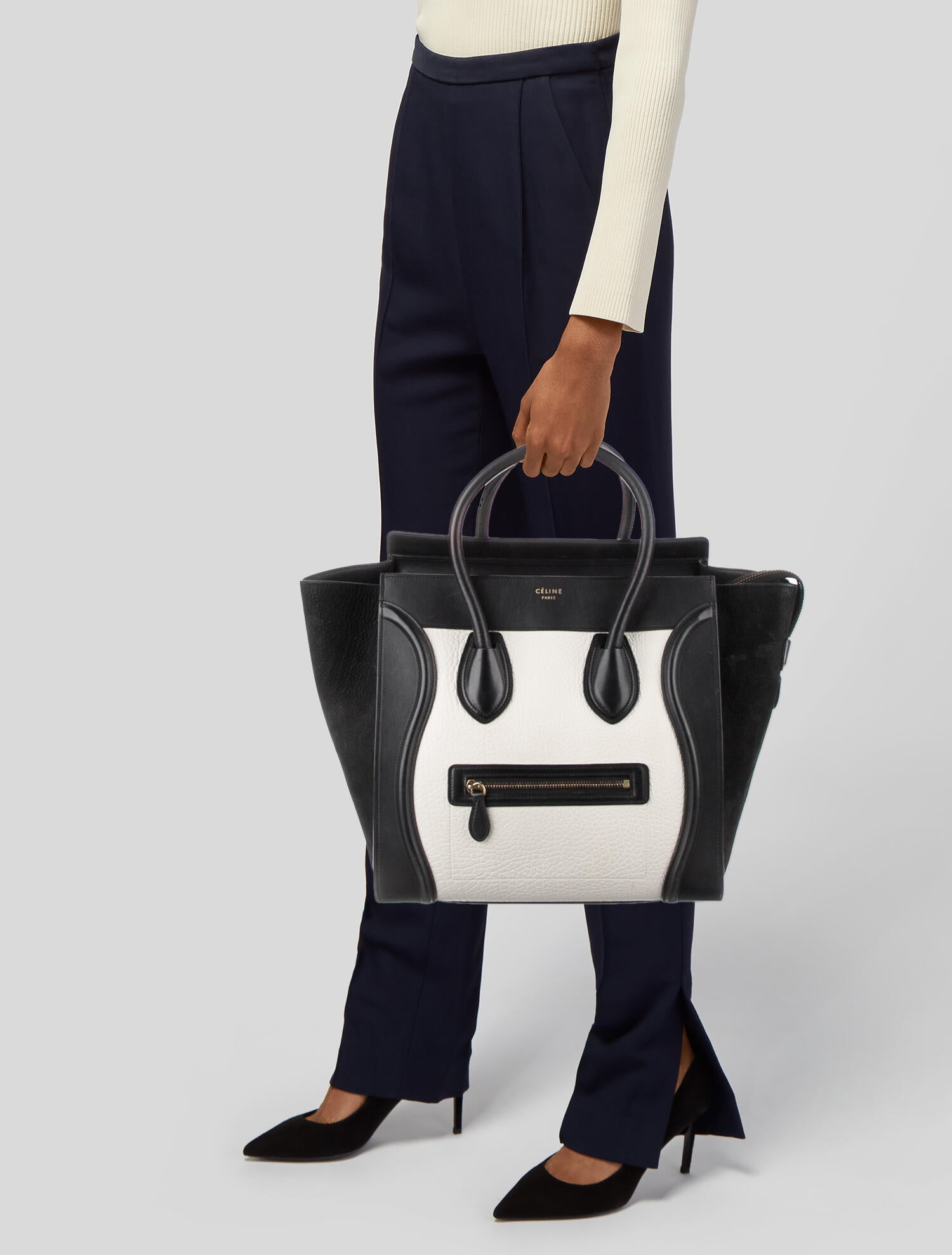 Celine Céline Woven Cabas Tote - Black Totes, Handbags - CEL39947 | The ...