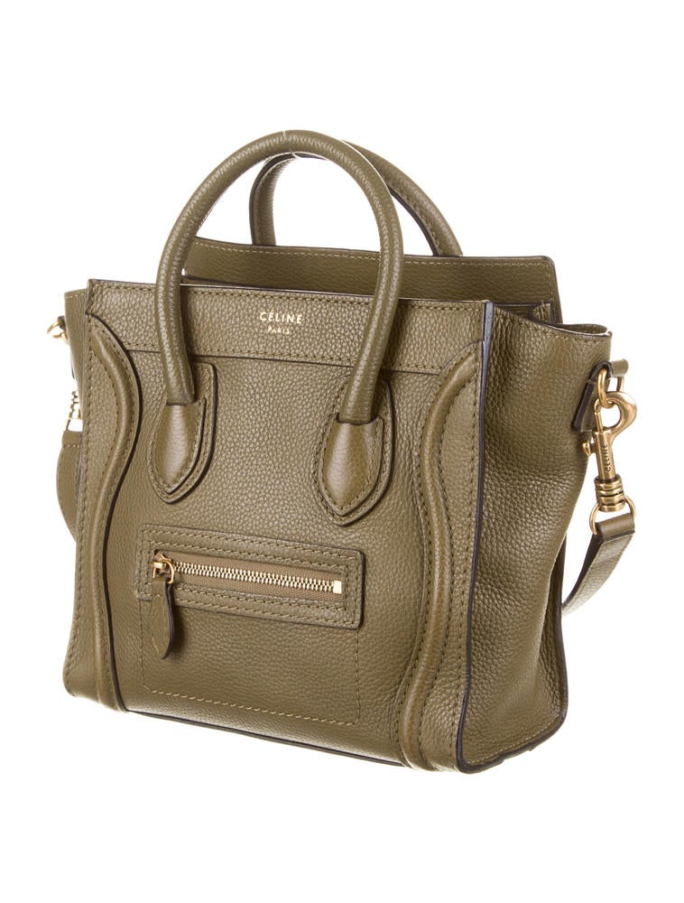 Céline Nano Luggage Tote Handbags CEL23157 The RealReal