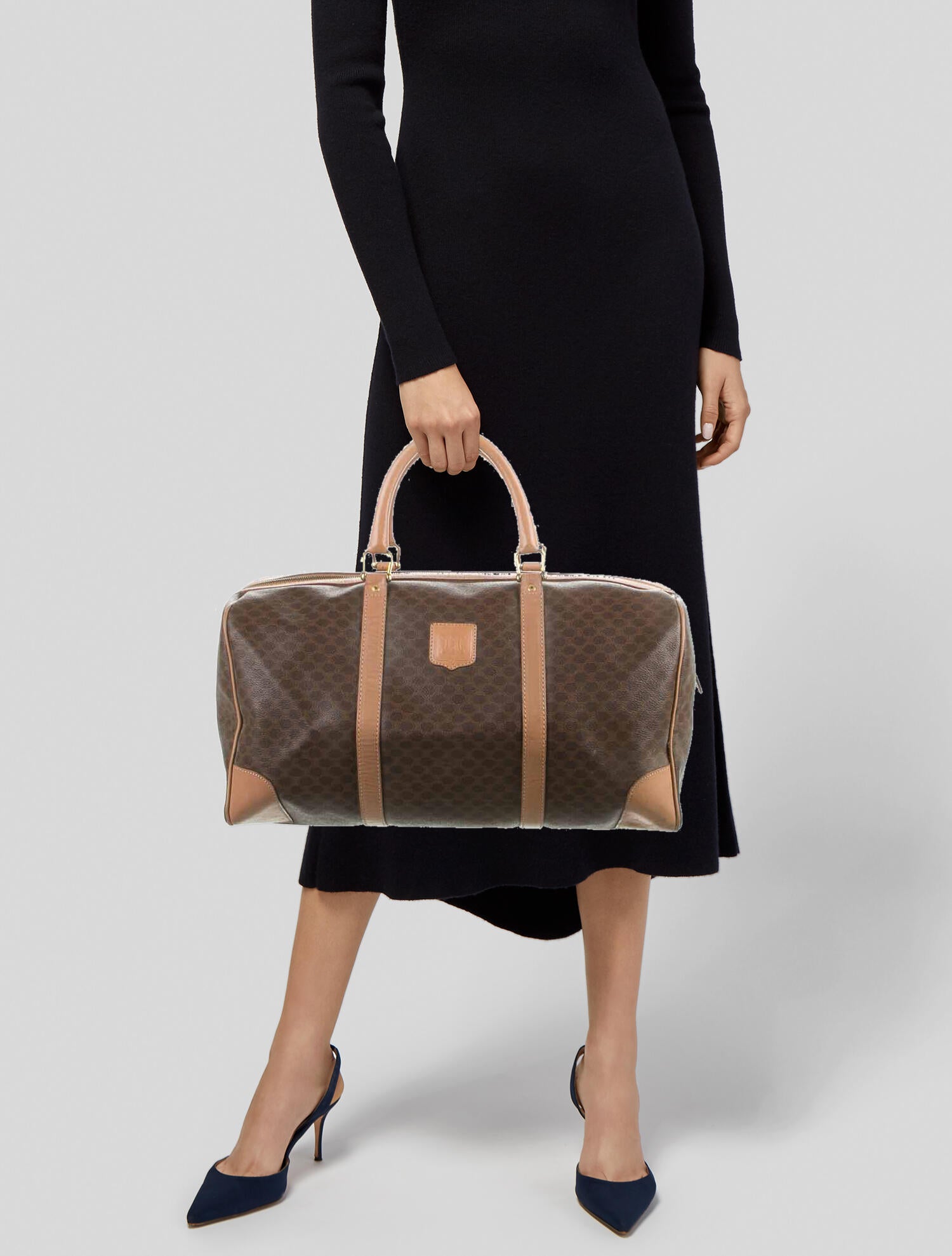 Celine Large Macadam Boston Bag