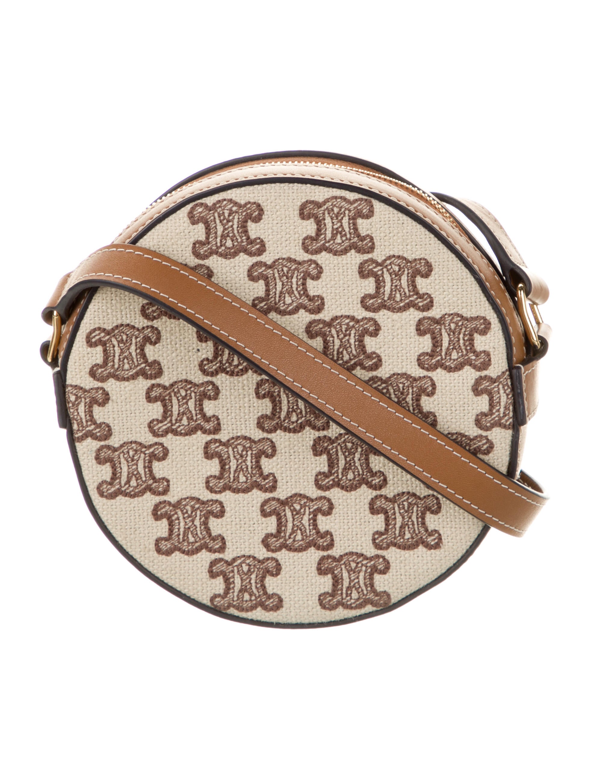 Celine Vintage Suede Macadam Crossbody Bag Neutrals Crossbody Bags