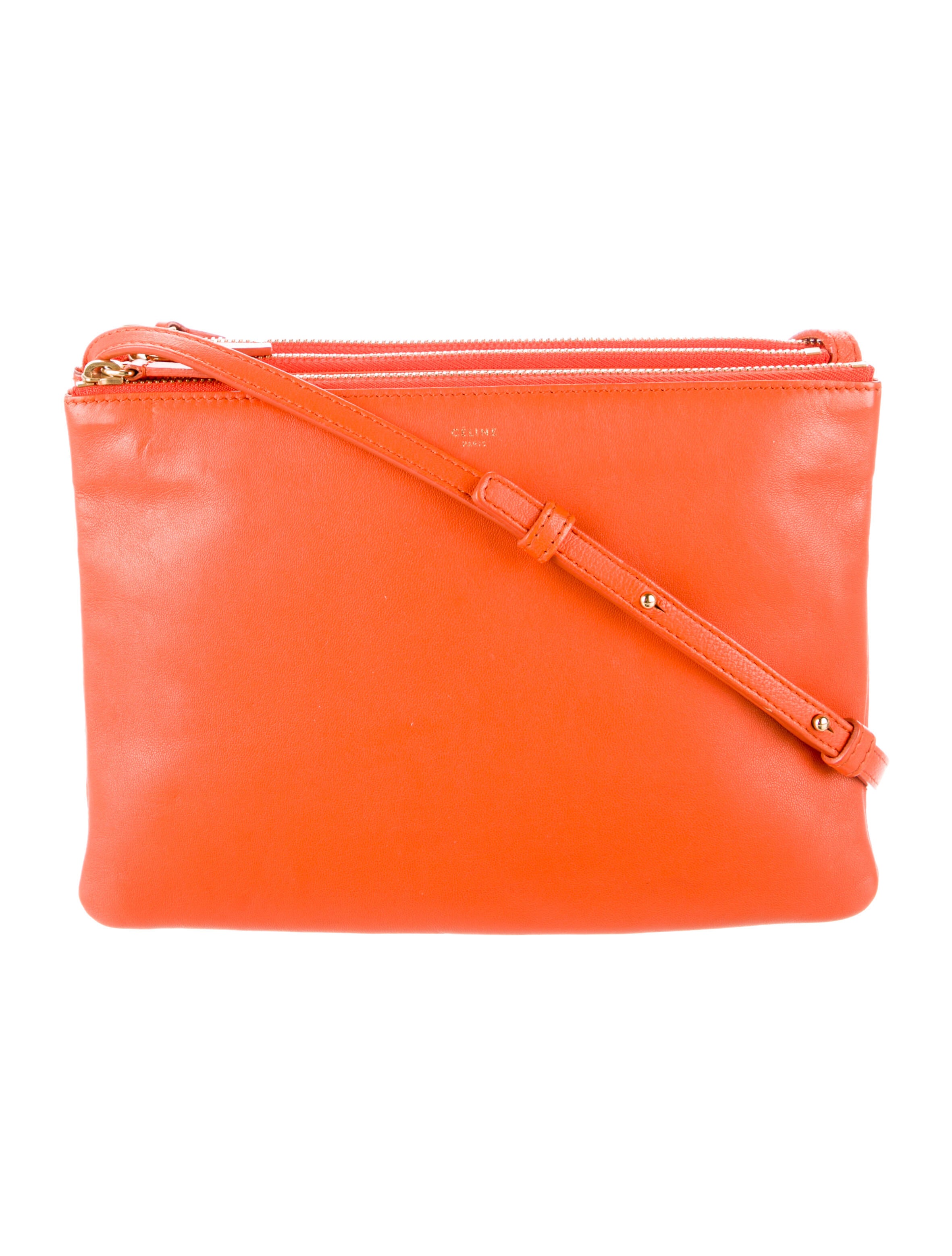 Celine Small Trio Bag Orange Shoulder Bags, Handbags CEL235836
