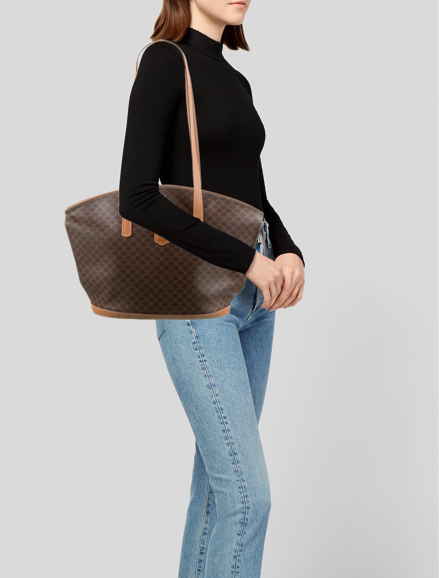 Celine Céline Python Mini Luggage Tote - Brown Totes, Handbags ...