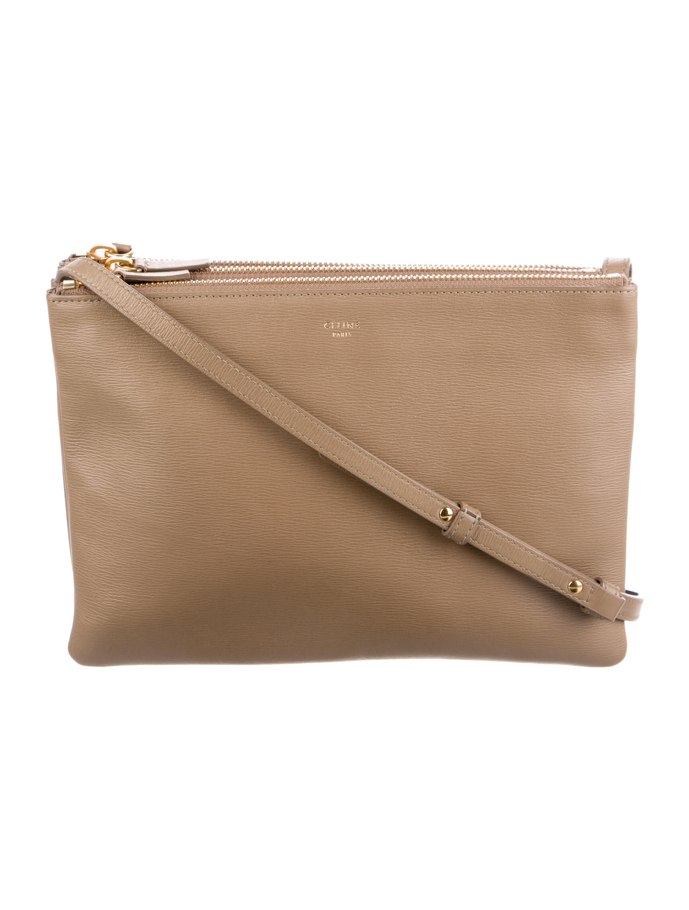 Celine Celine Small Trio Crossbody Bag Neutrals Crossbody Bags