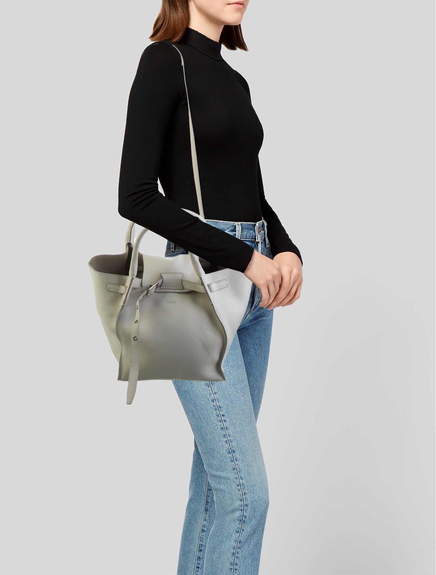 Celine Small Big Bag White Totes, Handbags CEL178381 The RealReal