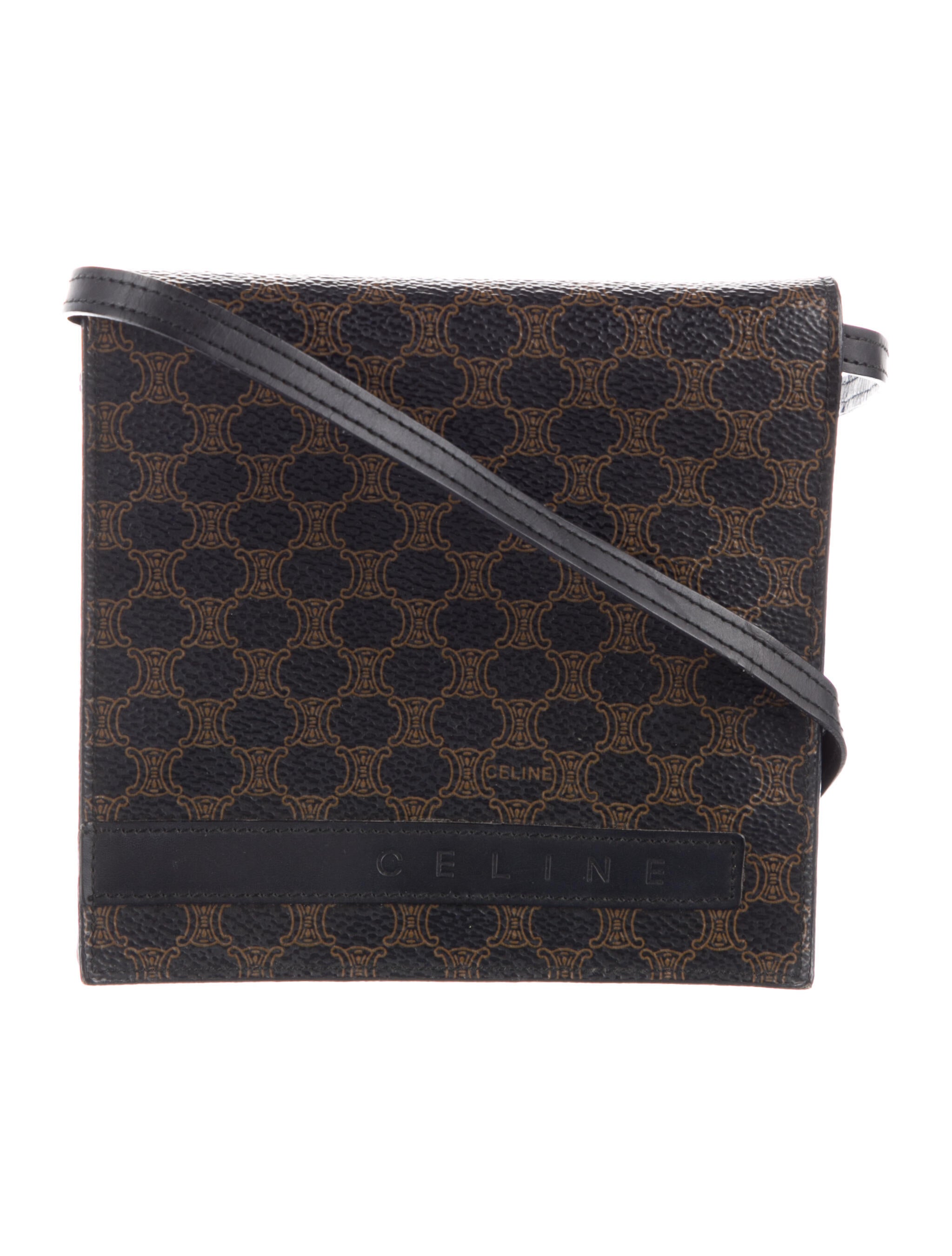 Celine Céline 2015 Small Trio Crossbody Bag Black Crossbody Bags