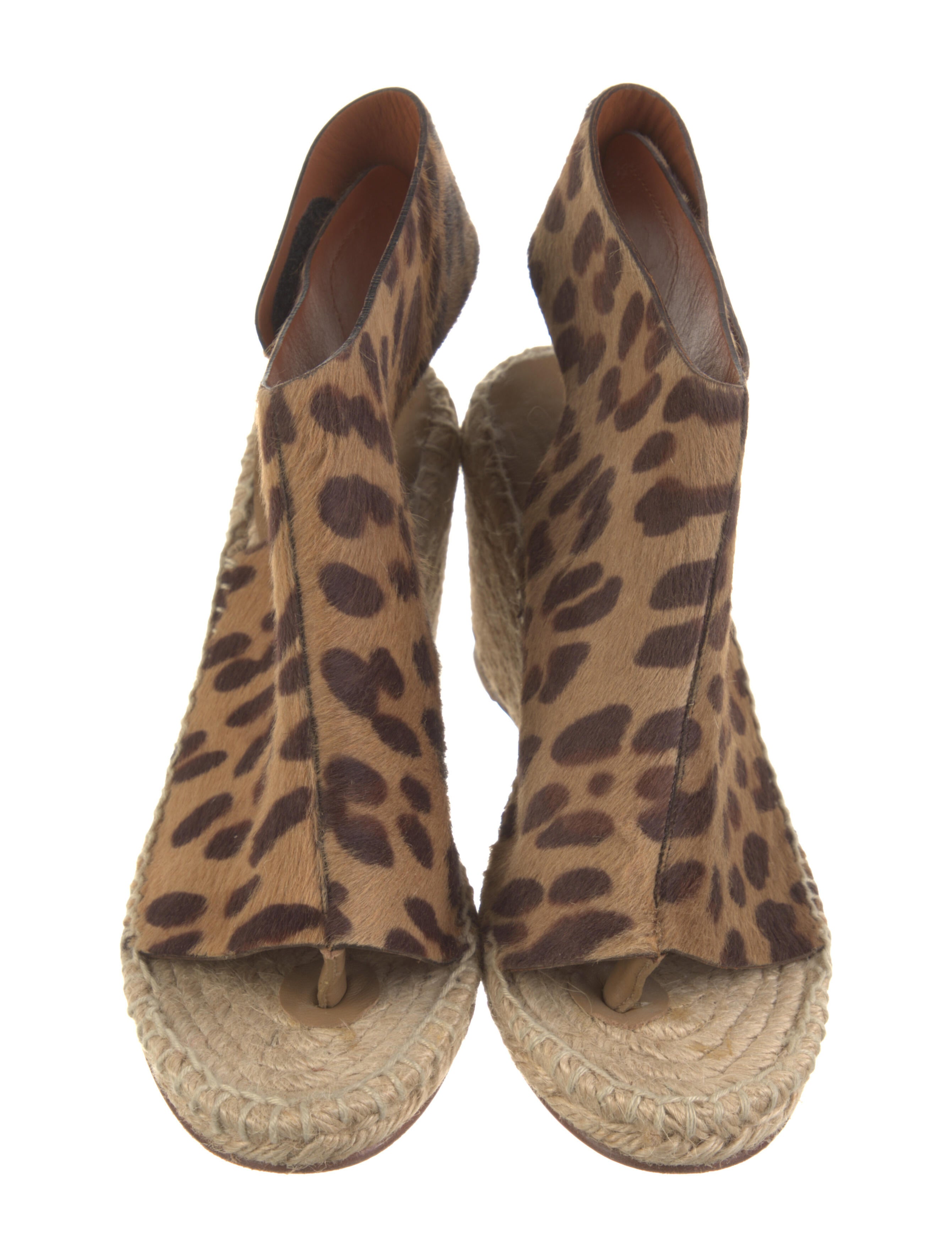 Celine Ponyhair Animal Print Espadrilles