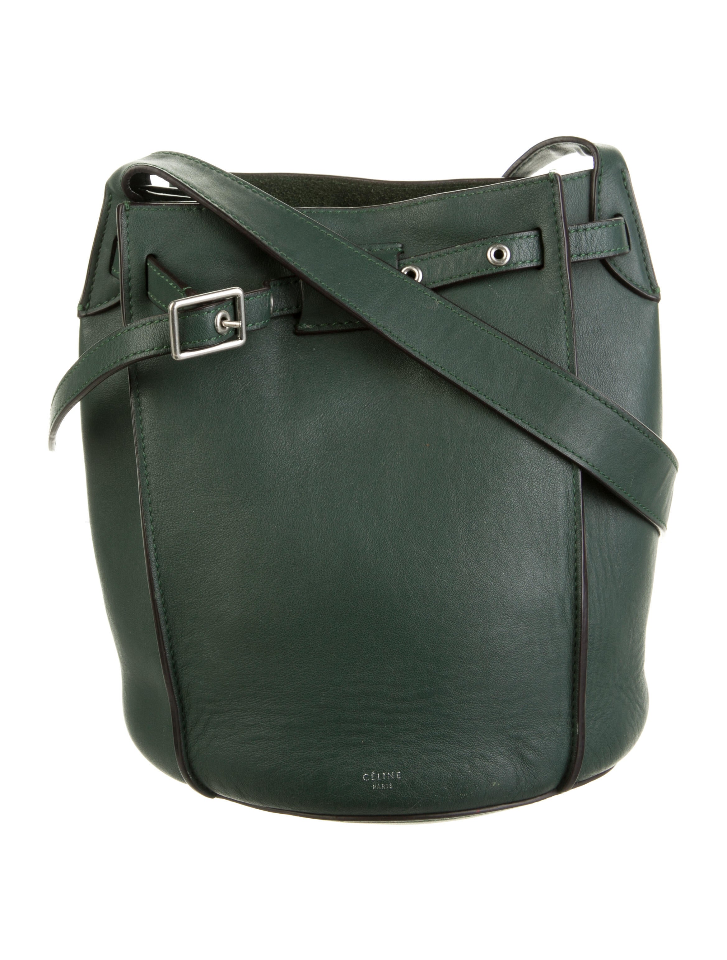 Celine Nano Big Bucket Bag w/Strap