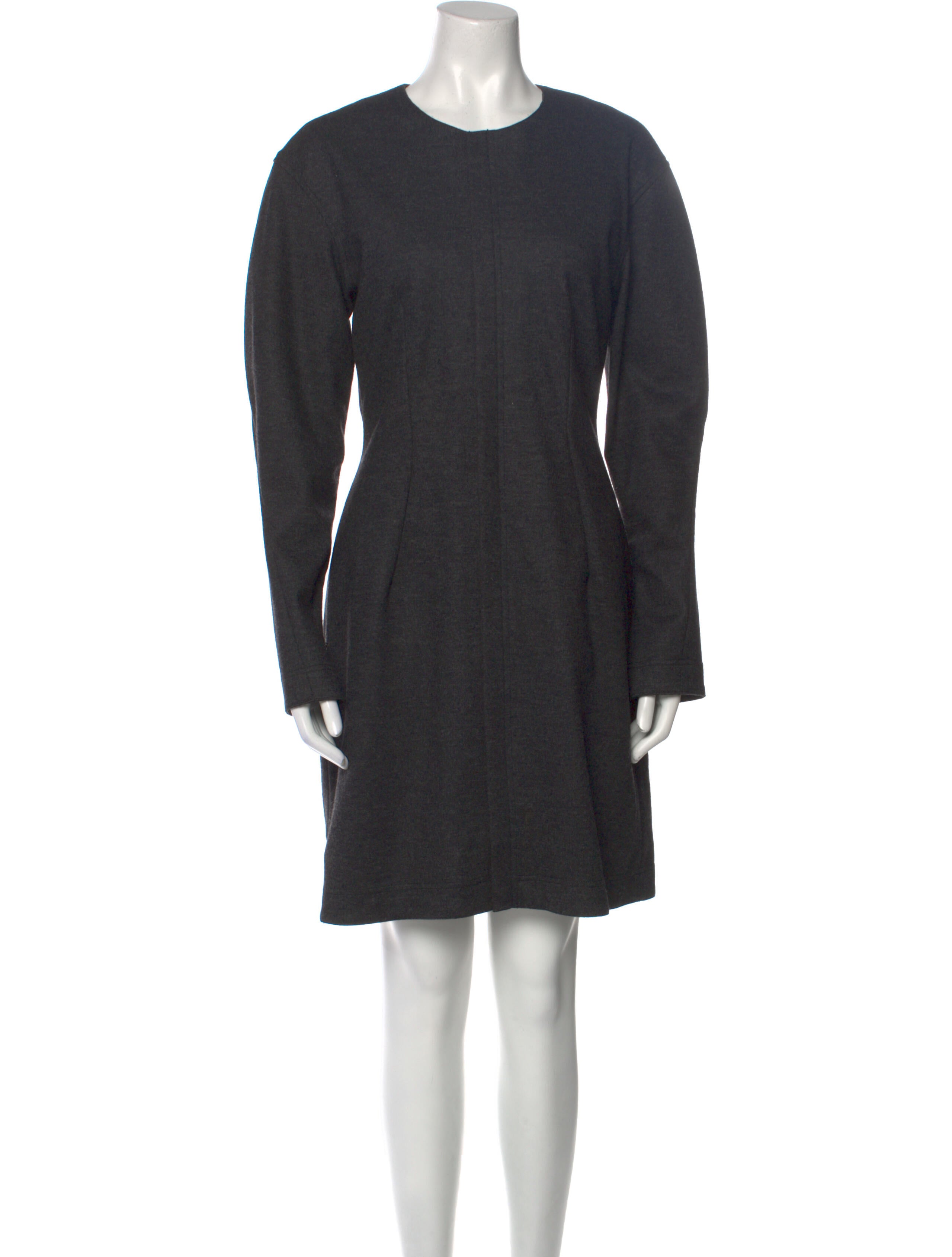 Celine Crew Neck Knee-Length Dress