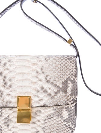 Celine Céline Python Box Bag