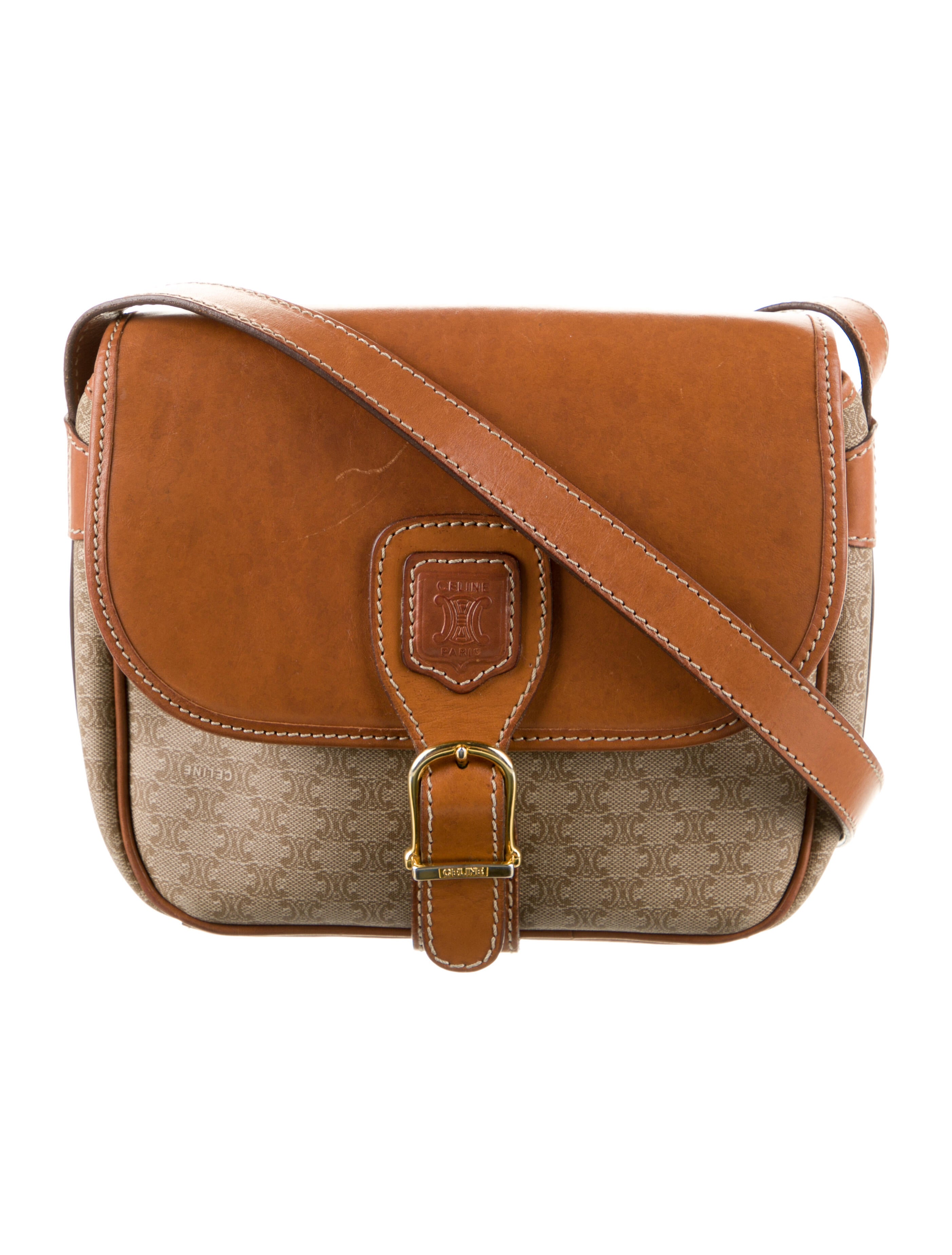 Celine Céline Snakeskin Small Box Bag Brown Crossbody Bags, Handbags