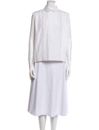 Celine Sleeveless Button-Up Top