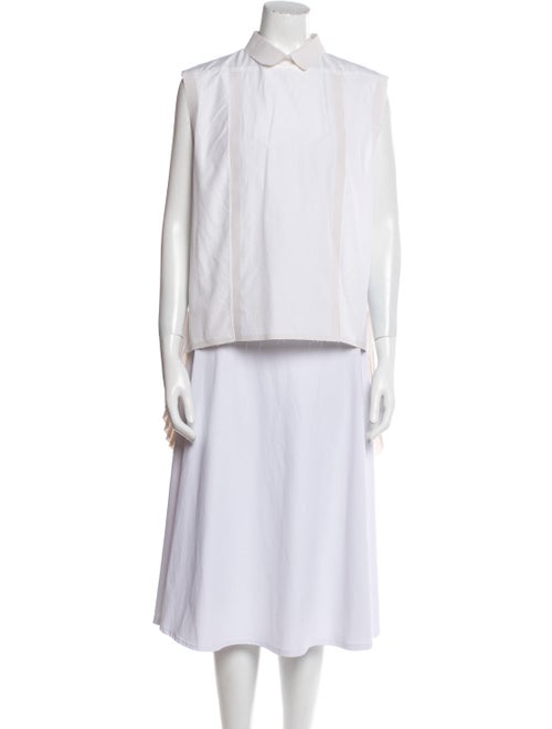 Celine Sleeveless Button-Up Top