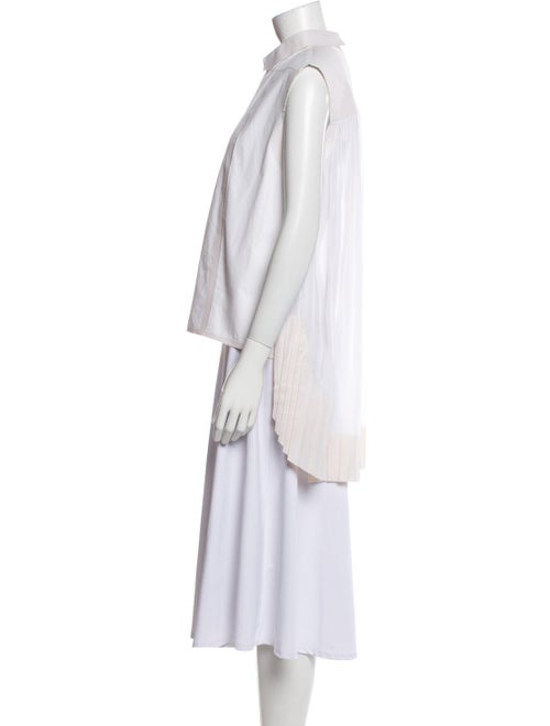 Celine Sleeveless Button-Up Top