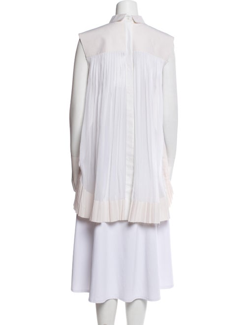 Celine Sleeveless Button-Up Top