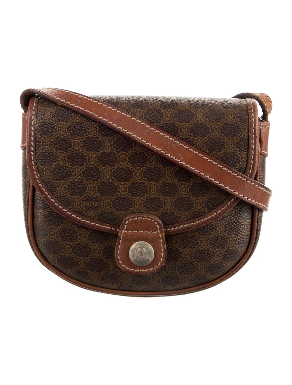 Celine Vintage Mini Macadam Crossbody Bag Gem