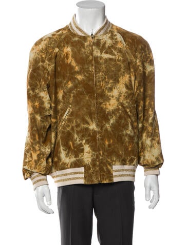 Celine Outerwear Tie-Dye Printed Bomber Jacket IT 46 US 36 | S
