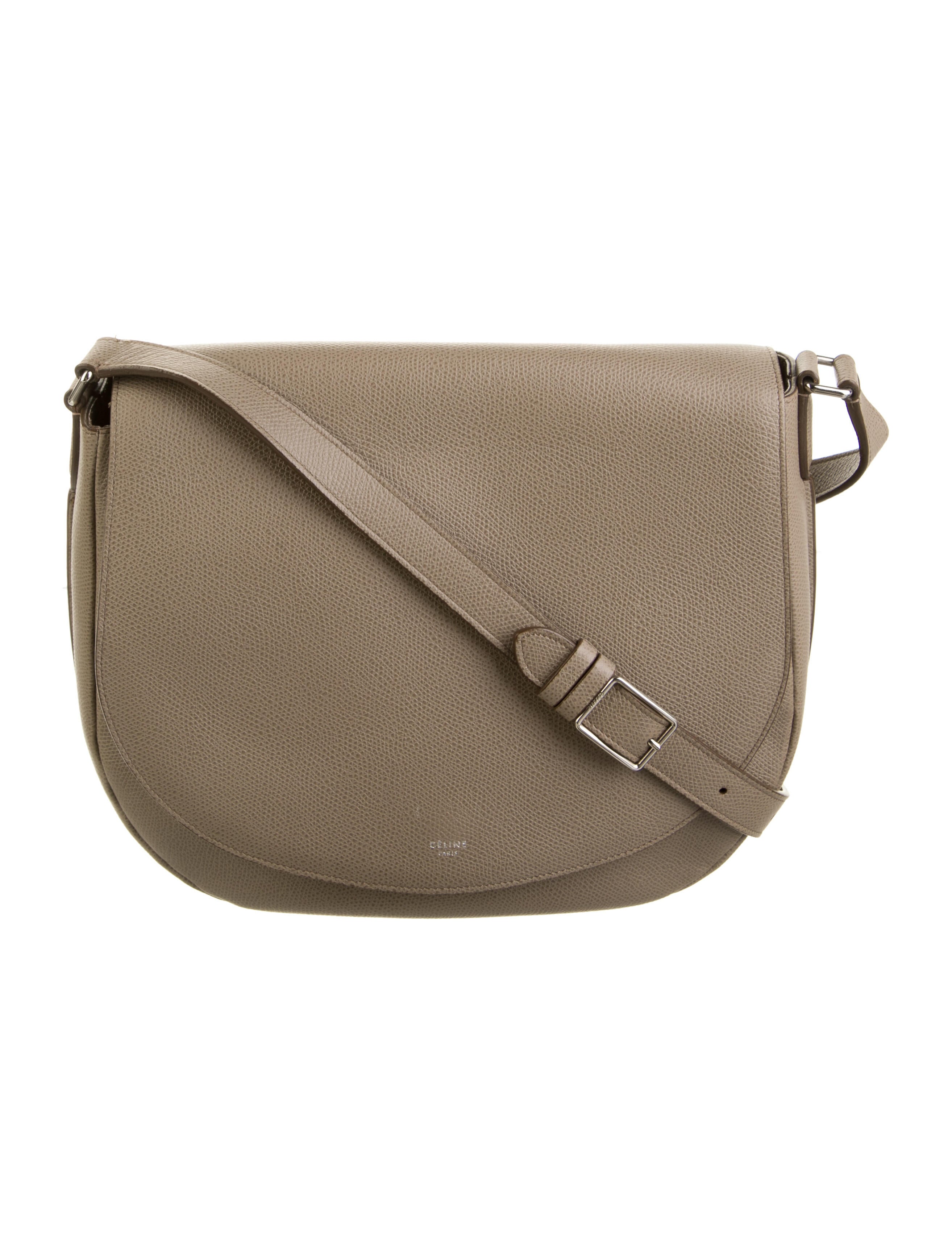 Celine Trotteur Messenger Bag Neutrals Shoulder Bags, Handbags