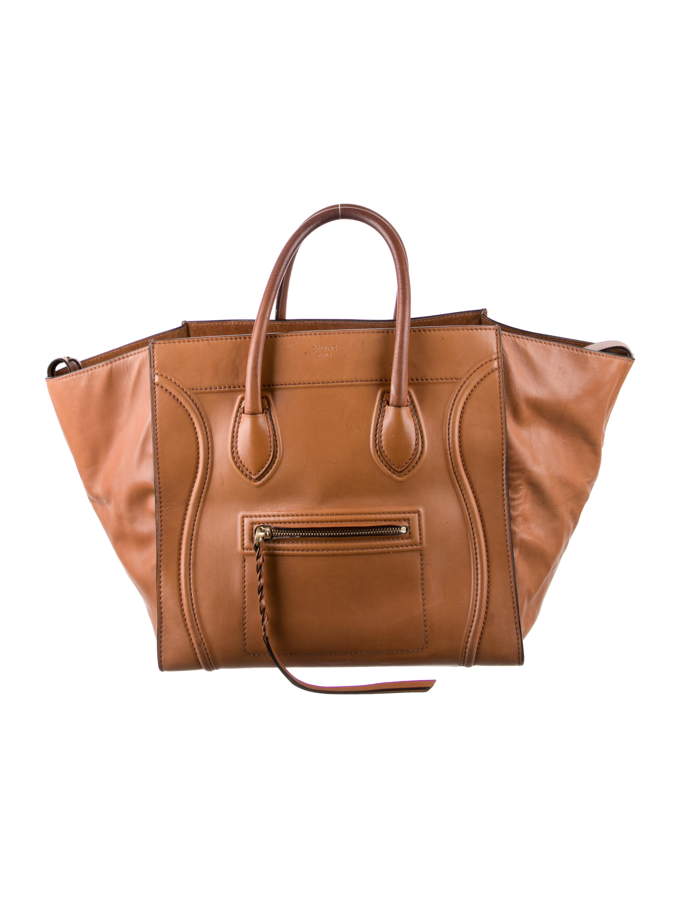 Celine Céline Mini Luggage Tote - Brown Totes, Handbags - CEL60797 ...