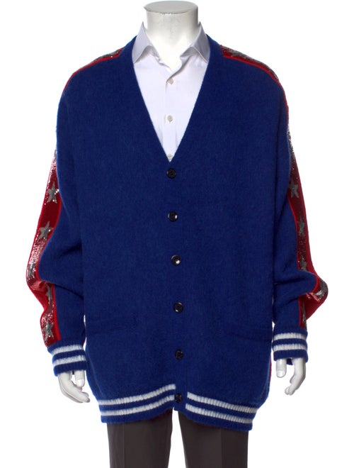 Celine Alpaca Printed Cardigan