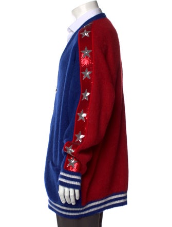 Celine Alpaca Printed Cardigan