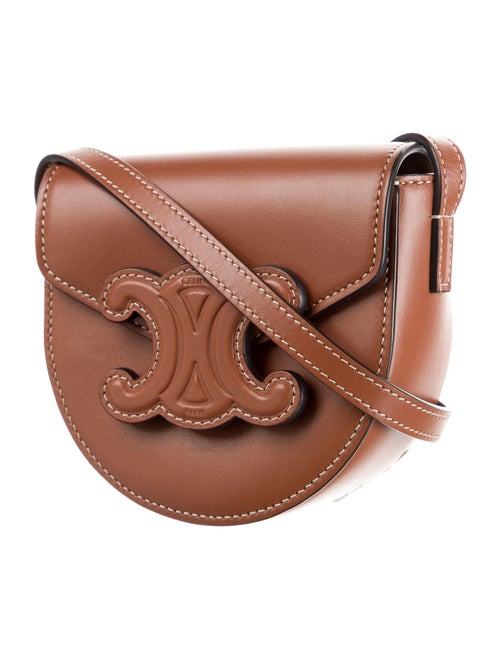 Celine 2022 Mini Besace Cuir Triomphe Bag