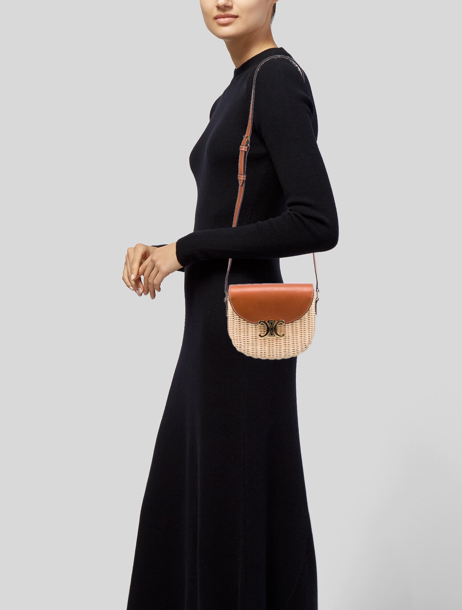 【CELINE】BESACE TALULAH SHOULDER BAG Celine Chain Besace Talulah in Black | Lyst