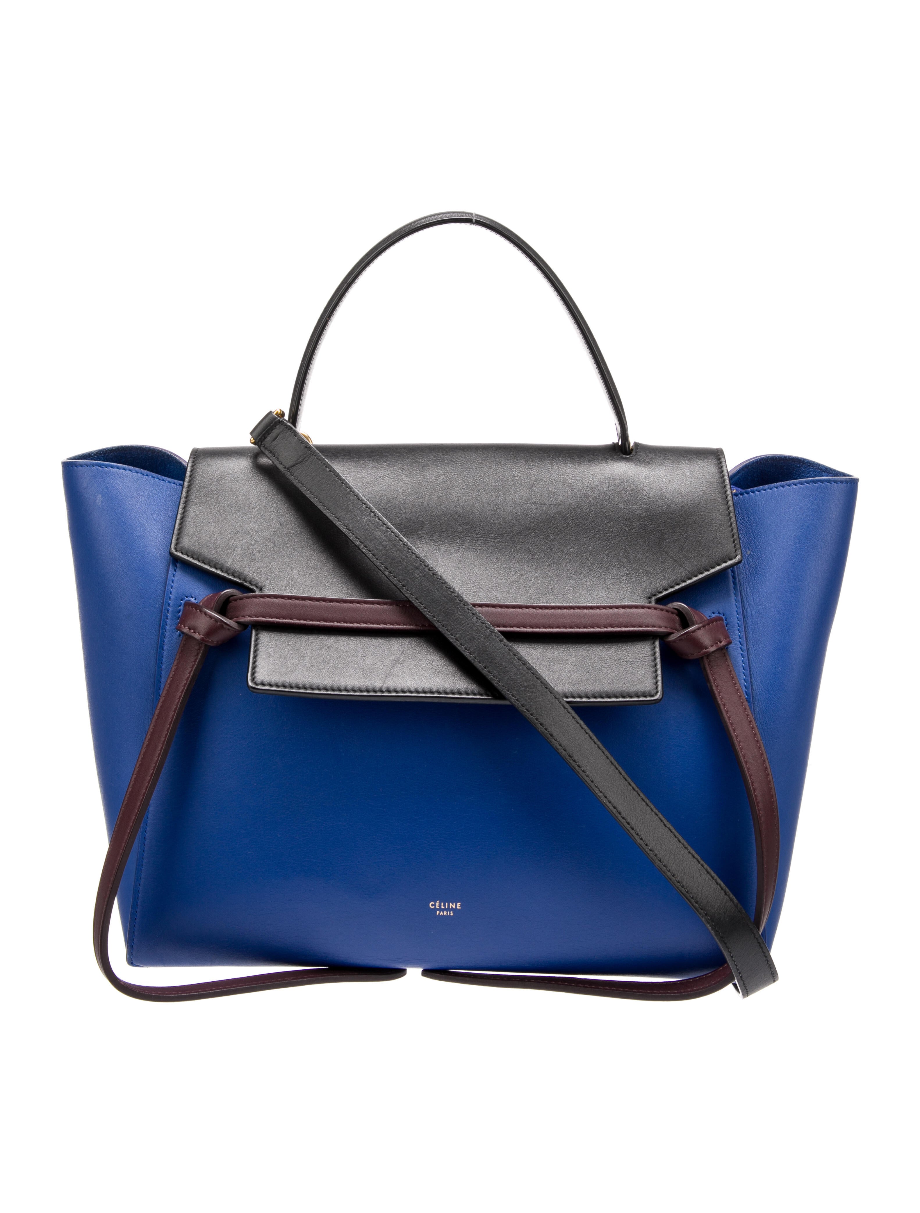 Celine Mini Belt Bag Blue Handle Bags, Handbags CEL263540 The