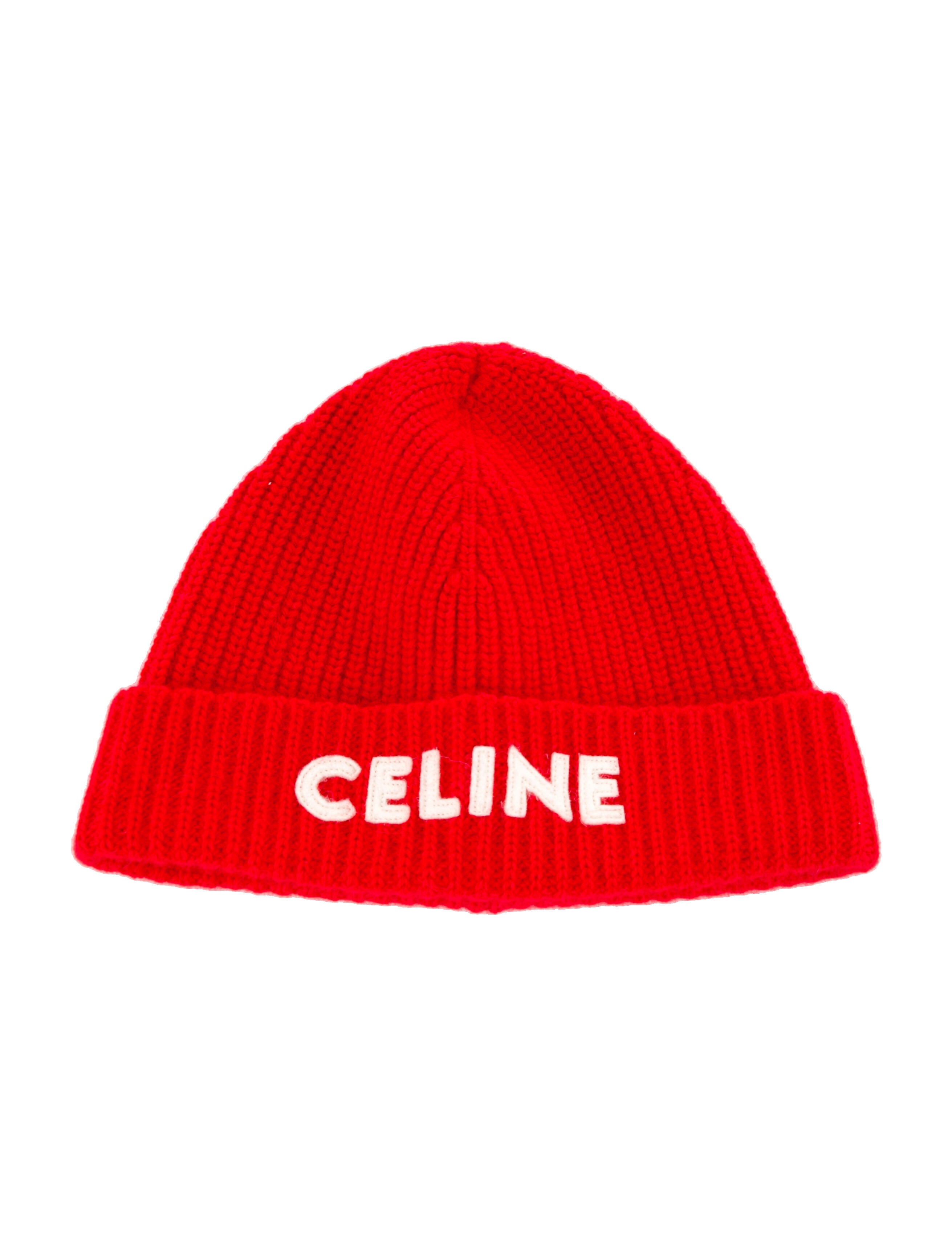 Celine Knit Beanie - Red Hats, Accessories - CEL263628 | The